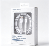Câble de données Micro USB 2A à charge rapide en PVC pour A1M 1M, conducteur en cuivre pur, pour smartphones Android, tablettes, ordinateurs, montres connectées