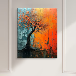 Dipinto Moderno di Lusso con Paesaggio Astratto, Bellissima Decorazione da Parete per Soggiorno, Olio su Tela con Supporto Leggero - Product Image 4