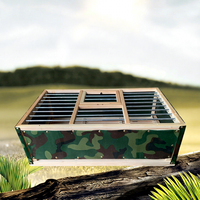 Panier pliable pour pigeons de course et d'entraînement, cage de transport portable avec plusieurs tailles, option en plastique, acier inoxydable ou bambou