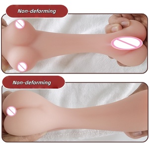 Godet de masturbation pour hommes en silicone, avec vagin et fesses réalistes, portable, couleur chair, produit sexuel pour adultes - Product Image 5