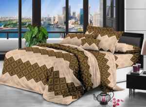 Vente en gros de drap de lit en microfibre 100 polyester, impression de tissu personnalisé pour ensemble de drap de lit pour oreiller - Product Image 2