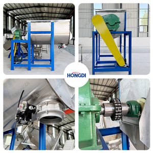 Mezcladora de cinta en forma de U con válvula neumática y soporte de acero al carbono, máquina mezcladora de polvo para fábrica de mortero seco y fertilizantes - Product Image 5