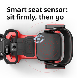 Scooter Eléctrico Plegable de 4 Ruedas, Scooter de Uso Doméstico para Personas Mayores - Product Image 6