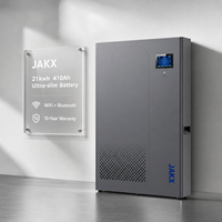 Batería LiFePO4 51.2V 48V, Sistema Híbrido de Inversor Solar para Almacenamiento de Energía, Módulo Apilable de Montaje en Pared para Respaldo Residencial