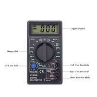 Mini multimètre numérique LCD DT830B voltmètre électrique ampèremètre Ohm testeur AC/DC 750/1000V Amp Volt Ohm testeur multi mètre