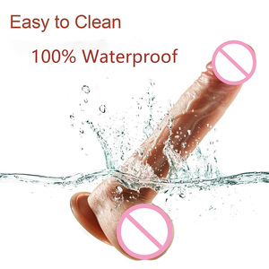 Vibromasseurs réalistes à télécommande, ressemblant à une peau, avec fonction de poussée, pour la masturbation féminine, jouets sexuels pour femmes - Product Image 6