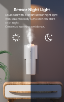 Diffuseur d'arômes sans eau à brancher, diffuseur de parfum à brume froide, diffuseur d'aromathérapie mural, diffuseur de senteurs avec contrôle par application et lumière LED