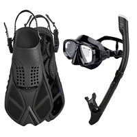 Aloma Ensemble d'équipement de plongée professionnel pour adultes Nouveau masque de plongée sous-marine en silicone Lentilles en verre trempé Tuba réglable et étanche