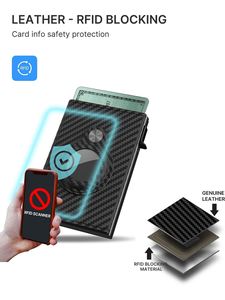 Wholesale RFID <b>Wallet</b> Card Holder Pop-up Aluminum Alloy Design Promotional Business Gift Promotion - Product Image 4