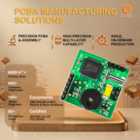 Service de fabrication de PCB et PCBA avec masque de soudure vert personnalisé, fabrication et assemblage de PCB, SMT/DIP, certifié ISO9001, MOQ 1 pièce