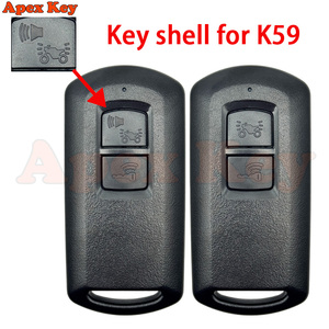 เคสกุญแจรีโมทสมาร์ทคาร์ K59 สำหรับรถมอเตอร์ไซค์ฮอนด้าแบบ Keyless Go 2 ปุ่ม - Product Image 1