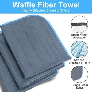 NOVISON Y-1213-11 380gsm Lint Free <b>Polishing</b> Cloth Drying Towel Large Super Soft <b>Car</b> Carbon Microfiber Glass Cleaning Cloth - Product Image 4
