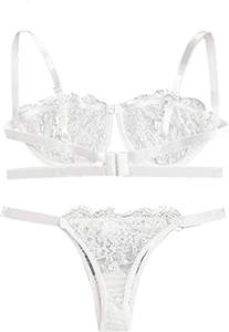 ออกแบบใหม่ผู้หญิง2ชิ้นชุดชั้นในเซ็กซี่ชุดลูกไม้ Bralette Bra และชุดชั้นในกางเกงชุด - Product Image 2