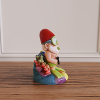 Statue de jardin côtière personnalisée en résine, gnome de plongée, thème plage, figurine décorative, vente en gros, artisanat fait main, Art déco, extérieur
