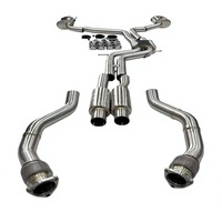 Échappement Audi S4 B8, échappement complet Audi S5 B9, silencieux Audi S4 à quatre sorties, échappement Audi S4 B8 2010, échappement Audi S4 B8.5, tuyaux d'échappement Valvetronic
