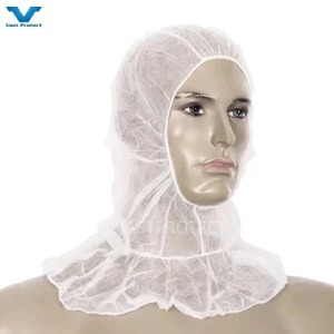 Gorros Desechables Transpirables <span class=keywords><strong>de</strong></span> Polipropileno No Tejido, Gorros Tipo Balaclava, Cubrecabezas, Gorro Ninja, Gorro Espacial - Product Image 6
