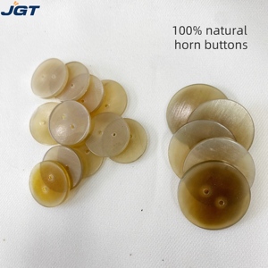 2 lỗ 4 lỗ tự nhiên sừng nút áo khoác ngoài trang trí sừng nút 23mm 25mm trumpet nút - Product Image 3