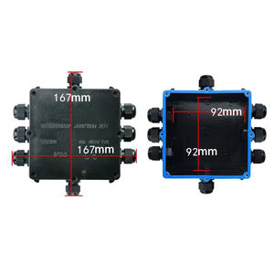 Kotak Distribusi Pagar Listrik Plastik Sambungan CDE105-8P Kotak Sambungan 8 Jalan Ip68 Tahan Air - Product Image 2