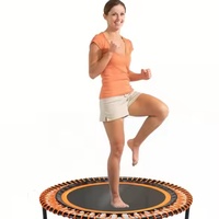 Adultos Entrenamiento en interiores Cuerda elástica Suspensión Quiet Soft Jumping Fitness Rebounder Mini Trampolines