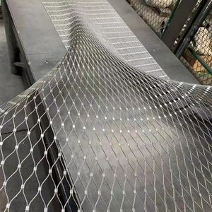 Filet de corde en acier inoxydable pour les enclos d'animaux de <span class=keywords><strong>zoo</strong></span>, permettant la transmission de la lumière, empêchant l'évasion/le vol/assurant la sécurité des visiteurs - Product Image 1
