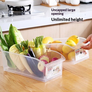 Cabinet Organizers Snack Containers Pantry Organization Fridge Clear <strong>Plastic</strong> <strong>Storage</strong> <strong>Bins</strong> - Product Image 4