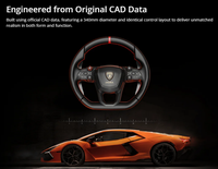 Volant de simulation de course MOZA Revuelto, sous licence officielle Lamborghini, neuf et original, vente en gros