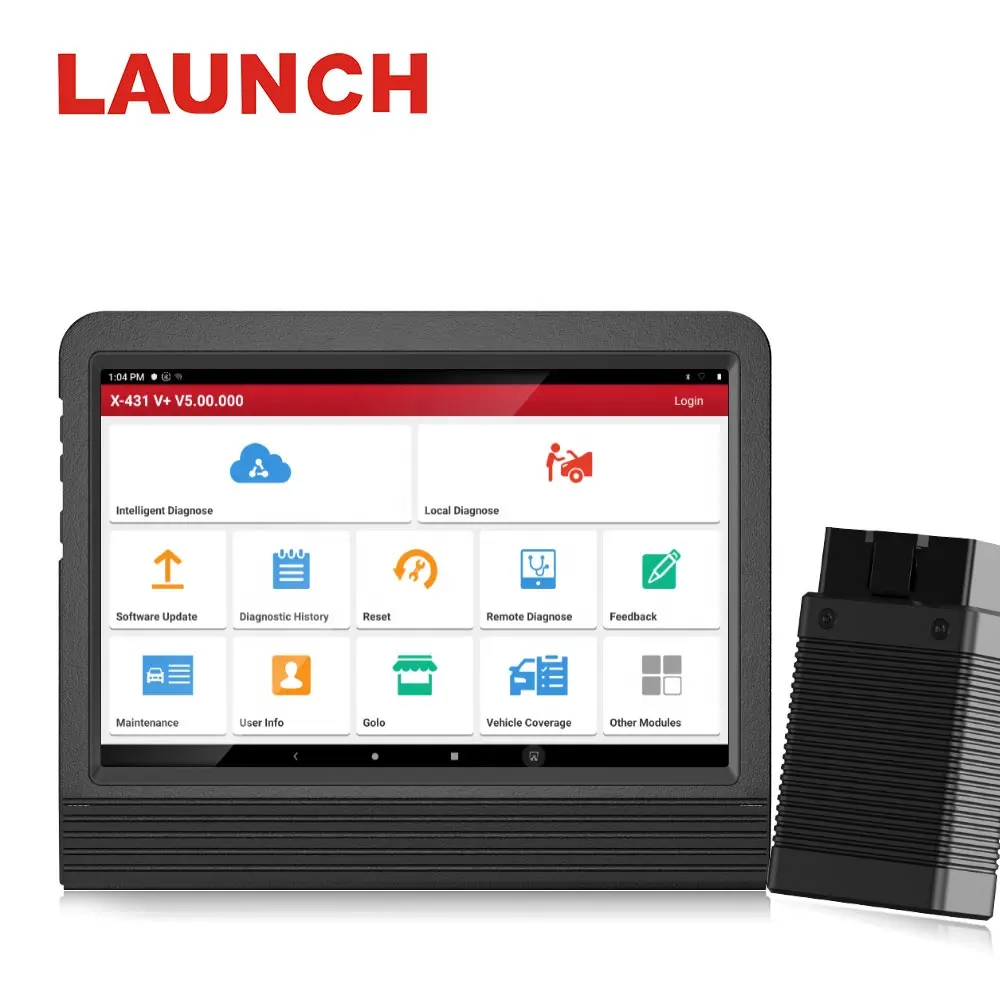 Launch x431 v + 4.0 wifi/bt 10.1 polegadas, tablet, versão global, 1 ano, atualização gratuita on-line