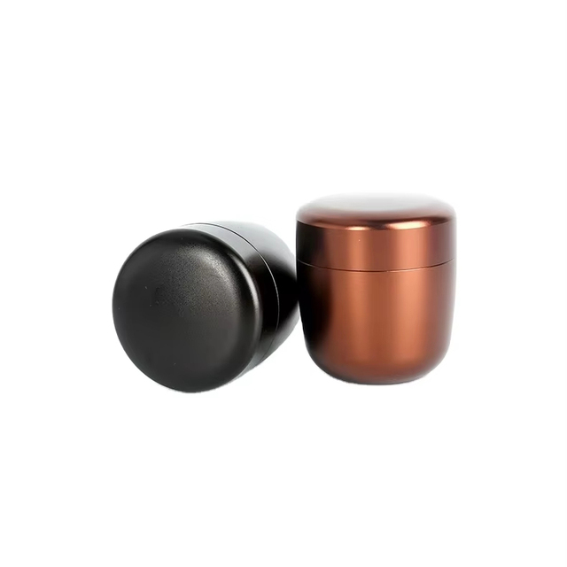 Cylinder Tea Cans Round Tube Canister for Food Packaging Matcha Tin Can Green Tea Powder Tin Container With Screw Lid