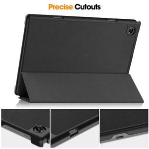 เคส2023หนัง PU พร้อมขาตั้งพับได้3พับพับได้สำหรับ <span class=keywords><strong>Teclast</strong></span> tpad M40pro 10.1นิ้วเคส P20S <span class=keywords><strong>P20HD</strong></span> M40 - Product Image 3