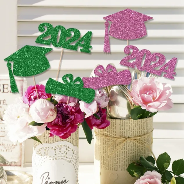 Decorazioni per festa per cerimonia di laurea vaso di carta super coltiva blocchi regalo fiorista
