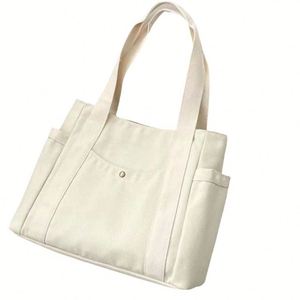 Bolsa de Compras de Algodón Orgánico Reutilizable Ecológica con Logotipo Personalizado al por Mayor, con Cierre de Cremallera, Biodegradable - Product Image 2
