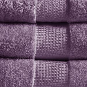 Ensemble de serviettes de bain Db, 6 pièces, coton jacquard, séchage rapide, doux, absorbant, usage domestique, couleur unie, taille adulte - Product Image 4