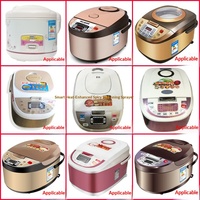Casserole intérieure universelle en acier inoxydable 316/304 pour cuiseur à riz sans alimentation, 2L 3L 4L 5L, revêtement triangulaire en demi-sphère