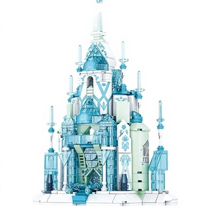 Set de Bloques de Construcción de Plástico ABS Kazi, Modelo de <span class=keywords><strong>Castillo</strong></span> Histórico de Inspiración China, Escala 1:72, Juguete de Construcción para Armar, Regalos - Product Image 5