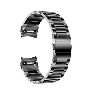 CAowtan สายรัดข้อมือสำหรับ <span class=keywords><strong>Samsung</strong></span> <span class=keywords><strong>Watch</strong></span> <span class=keywords><strong>5</strong></span> <span class=keywords><strong>Pro</strong></span> 45mm, สายไทเทเนียมสำหรับ <span class=keywords><strong>Samsung</strong></span> Galaxy <span class=keywords><strong>WATCH</strong></span> 6 <span class=keywords><strong>5</strong></span> 4 40mm 44mm CLASSIC 47mm - Product Image 1