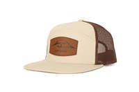 Gorras Snapback estructuradas de 7 paneles OEM logotipo bordado personalizado sombrero de camuflaje del desierto gorras de camionero de malla de camuflaje de algodón/poliéster