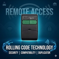 Télécommande de porte de garage de haute qualité 433,92 MHz avec interrupteur DIP, contrôleur sans fil pour barrière de parking et volet roulant