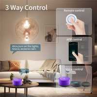 Tuya – interrupteur d'éclairage intelligent WiFi, 16A, 433MHz, télécommande sans fil, contrôleur de relais, commande vocale, fonctionne avec Alexa Google Home