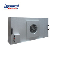 Unité de filtre-ventilateur Senbao FFU H14 avec filtre HEPA haute efficacité 2x4, pour salle blanche, en matériau galvanisé/SUS, stationnaire, nouveau modèle