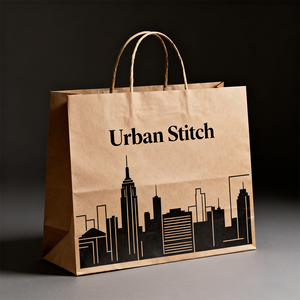 Bolsas de Compra de Papel Kraft Biodegradable <span class=keywords><strong>Nova</strong></span> Wholesale con Asas, Diseño Personalizable para Empaque de Panadería y Cafetería - Product Image 1