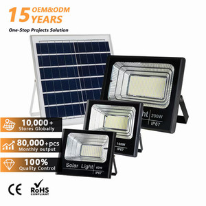 ไฟส่องสว่างกลางแจ้งกันน้ำ <span class=keywords><strong>JD</strong></span> <span class=keywords><strong>Jindian</strong></span> พร้อมแผงโซลาร์เซลล์ 100W 200W 300W 500W 1000W ไฟสปอร์ตไลท์ LED พลังงานแสงอาทิตย์ - Product Image 1