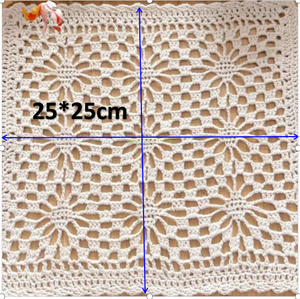 Vente en gros d'attrape-rêves rond évidé crocheté à la main dentelle maille fleur <span class=keywords><strong>assiette</strong></span> de bureau plat isolation tapis décoratif - Product Image 6