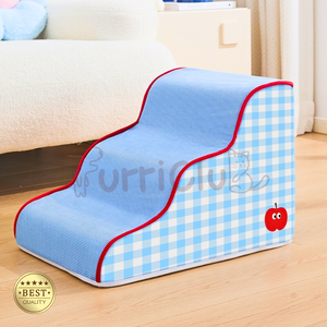 נגד החלקה 2-צעד 3 מדרגות לחיות מחמד עם כלבים קטנים וחתולים קצף מחמד ו סולם עבור מיטות גבוהות וספות - Product Image 5