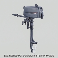 Moteur hors-bord à essence 2 temps haute performance 2,5 CV, durable et efficace, avec commande par gouvernail pour kayak, canoë et embarcations