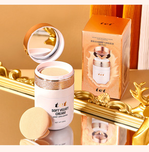Tet Mousse-cojín de terciopelo con mariposa, base líquida de 30Ml, cobertura completa, corrector desnudo Natural, maquillaje con control de aceite - Product Image 2