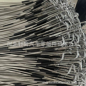 Kit de câble d'accélérateur Harley-Davidson en acier inoxydable de 44 pouces pour guidons de 16 à 18 pouces 56579-02A - Product Image 1