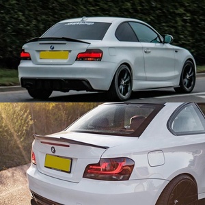 Aileron arrière en fibre de carbone forgée style M4 non perforé pour BMW Série 1 E82 Coupé Berline 2007-2013 - Product Image 5