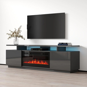 Muebles para Sala de Estar Soporte de TV y Mesa con Chimenea de Lujo Moderno para TV de 65 Pulgadas - Product Image 1