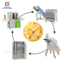 Automatische Ananas Dunschiller Machine Meloen Papaja Fruit Schillen Kern Verwijderen Splijtmachine