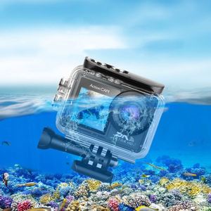 X605 New 5k 30fps 4k 60fps Uhd Wifi Double Color Screen 2inch&1.5inch Action <b>Camera</b> Eis Sports Cam Remote Control Camcam - Product Image 3